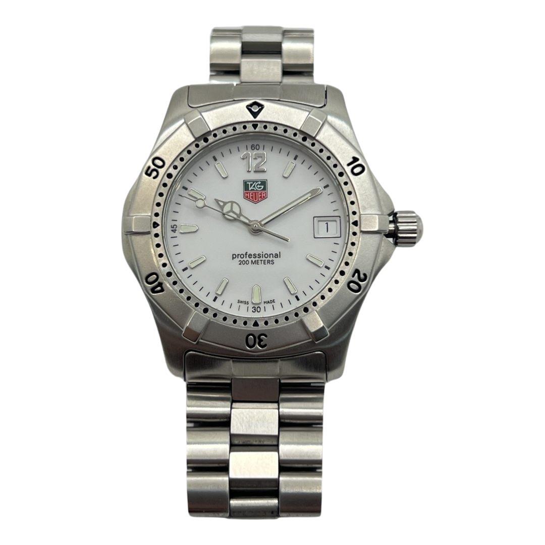 TAG Heuer Mens 2000 Classic Quartz White Dial WK1111.BA0317