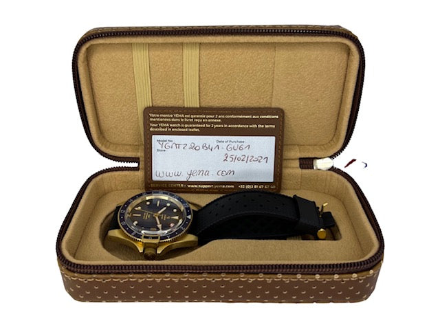 Yema 3000 Superman Heritage GMT Bronze Limited Edition 41mm Blue Dial YGMTZ20B41.GU61