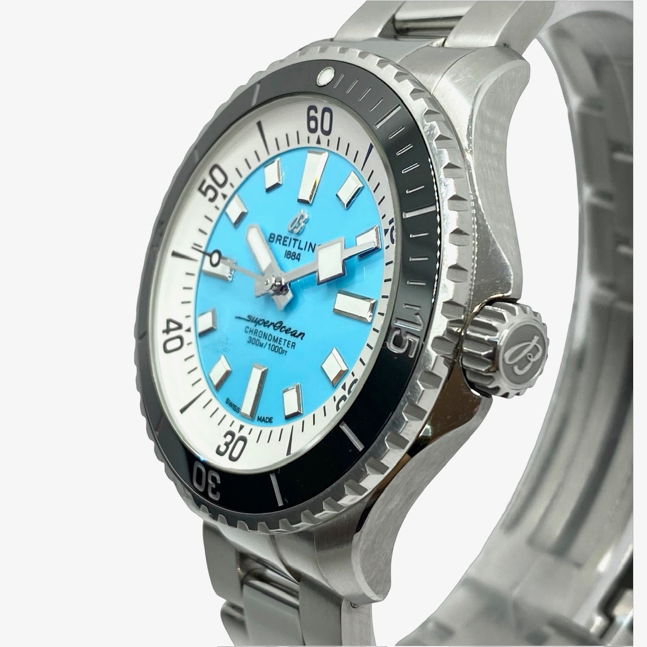 Breitling Superocean 44 Automatic Blue Dial on Steel Bracelet A17376211L2A1