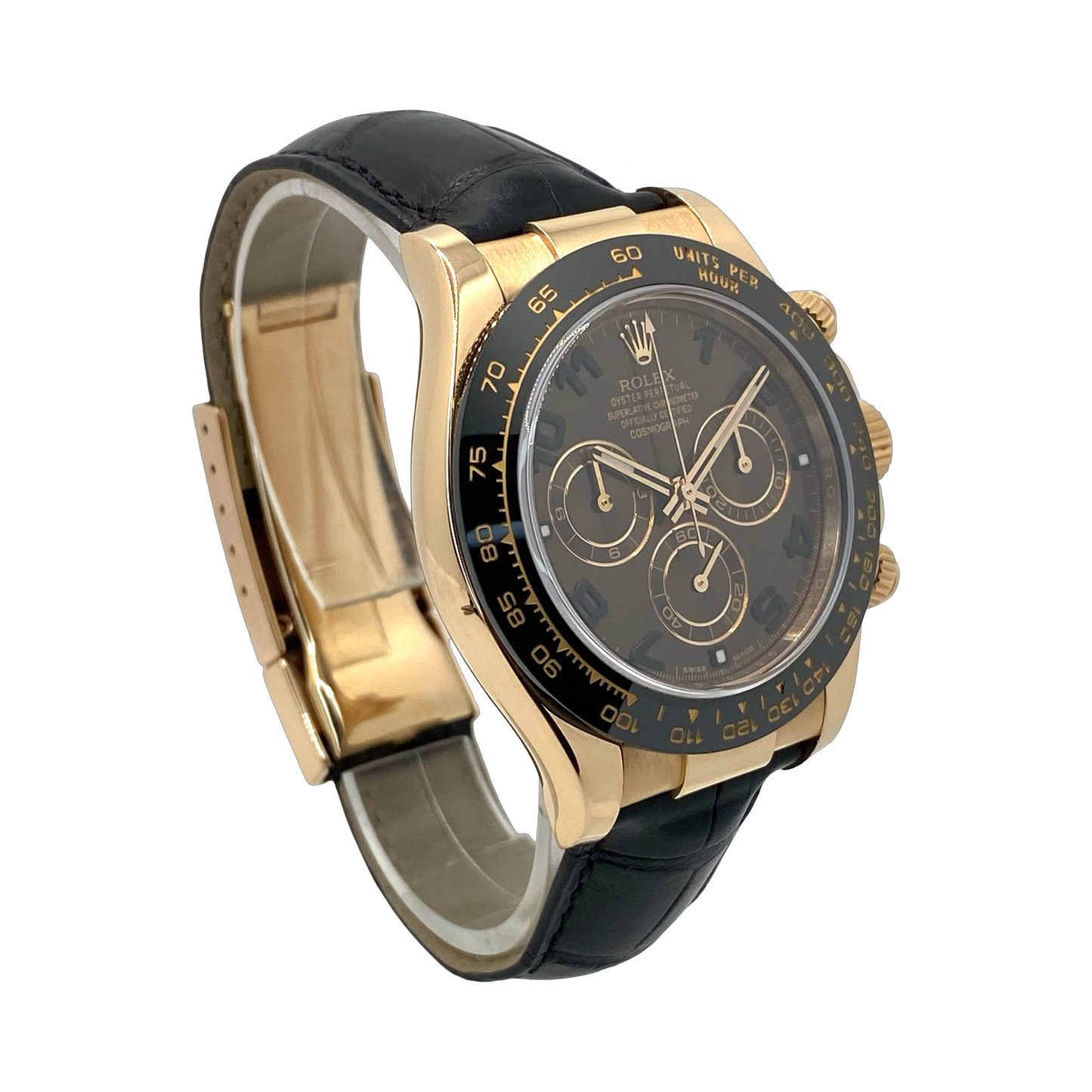 Rolex Cosmograph Daytona Everose Black Ceramic Bezel Chocolate Brown Dial 116515LN