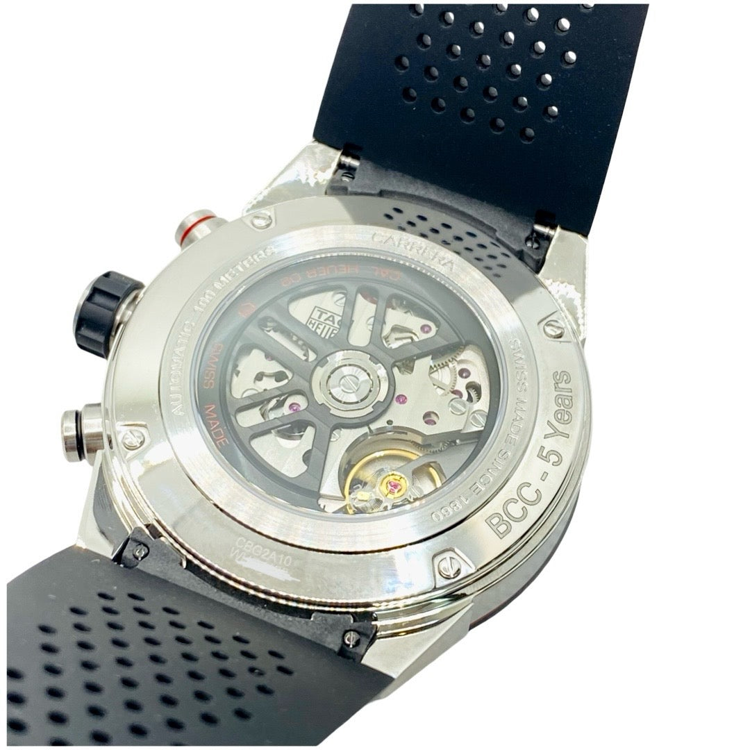 TAG Heuer Carrera Automatic 45mm Skeleton Dial Steel and Ceramic CBG2A10.FT6168