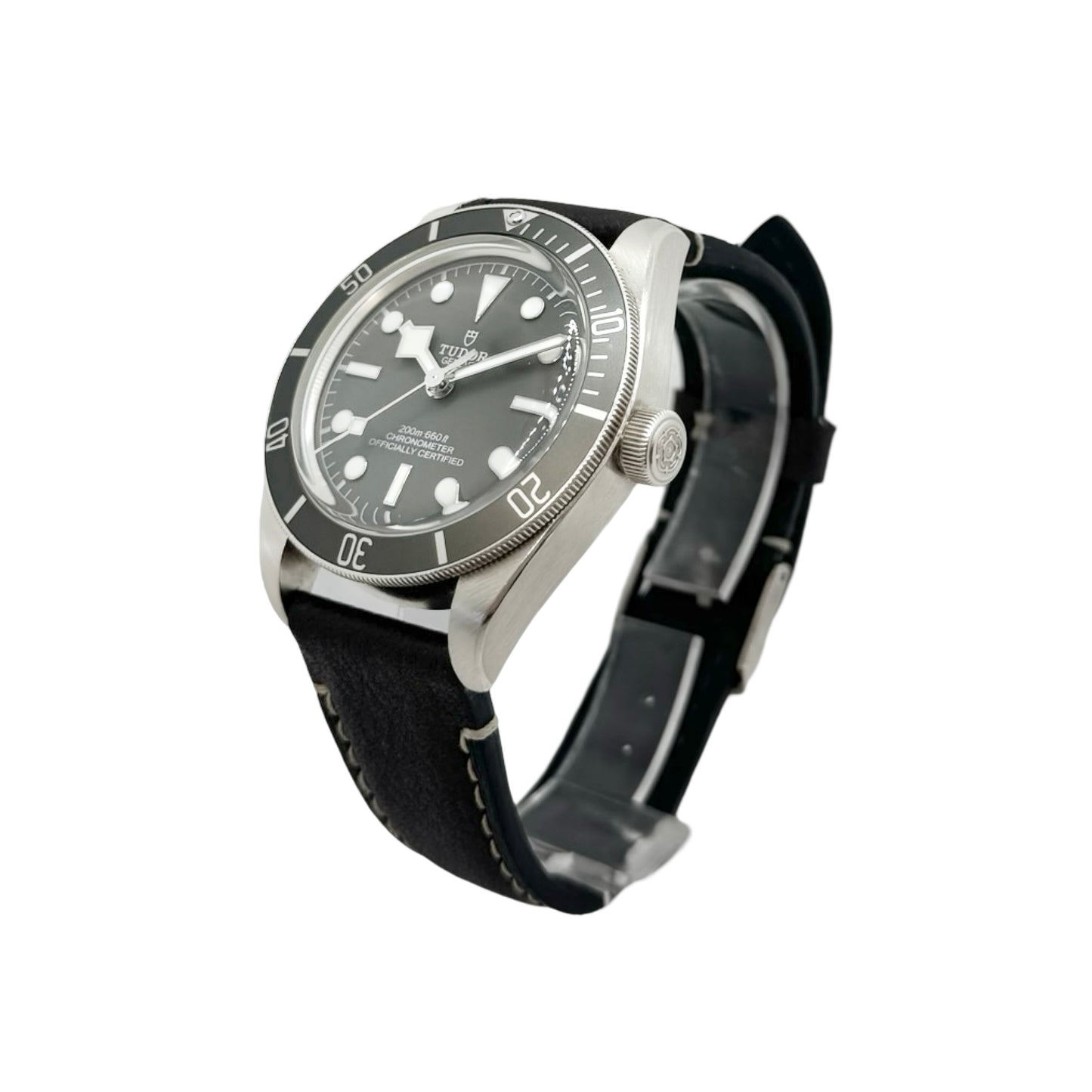 Tudor Heritage Black Bay Fifty-Eight 925 Taupe Dial Black Leather M79010SG-0001