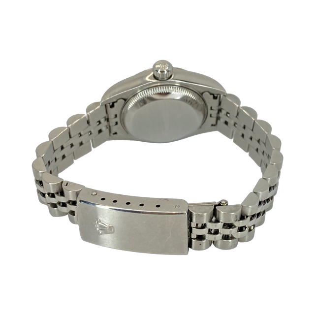 Rolex Lady Datejust 18K White Gold and Steel 26mm Factory Rhodium Diamond Dial Jubilee Bracelet 79174