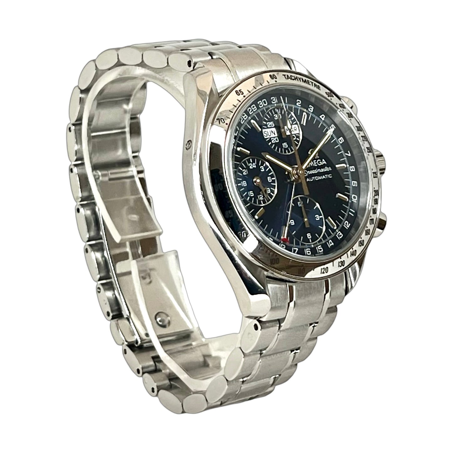 Omega Speedmaster Day-Date Automatic Chronograph 39mm Blue Dial 3523.80.00