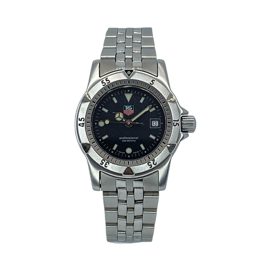 TAG Heuer 1500 Series Dark Granite Dial on Stainless Steel Bracelet WD1411.BA0614
