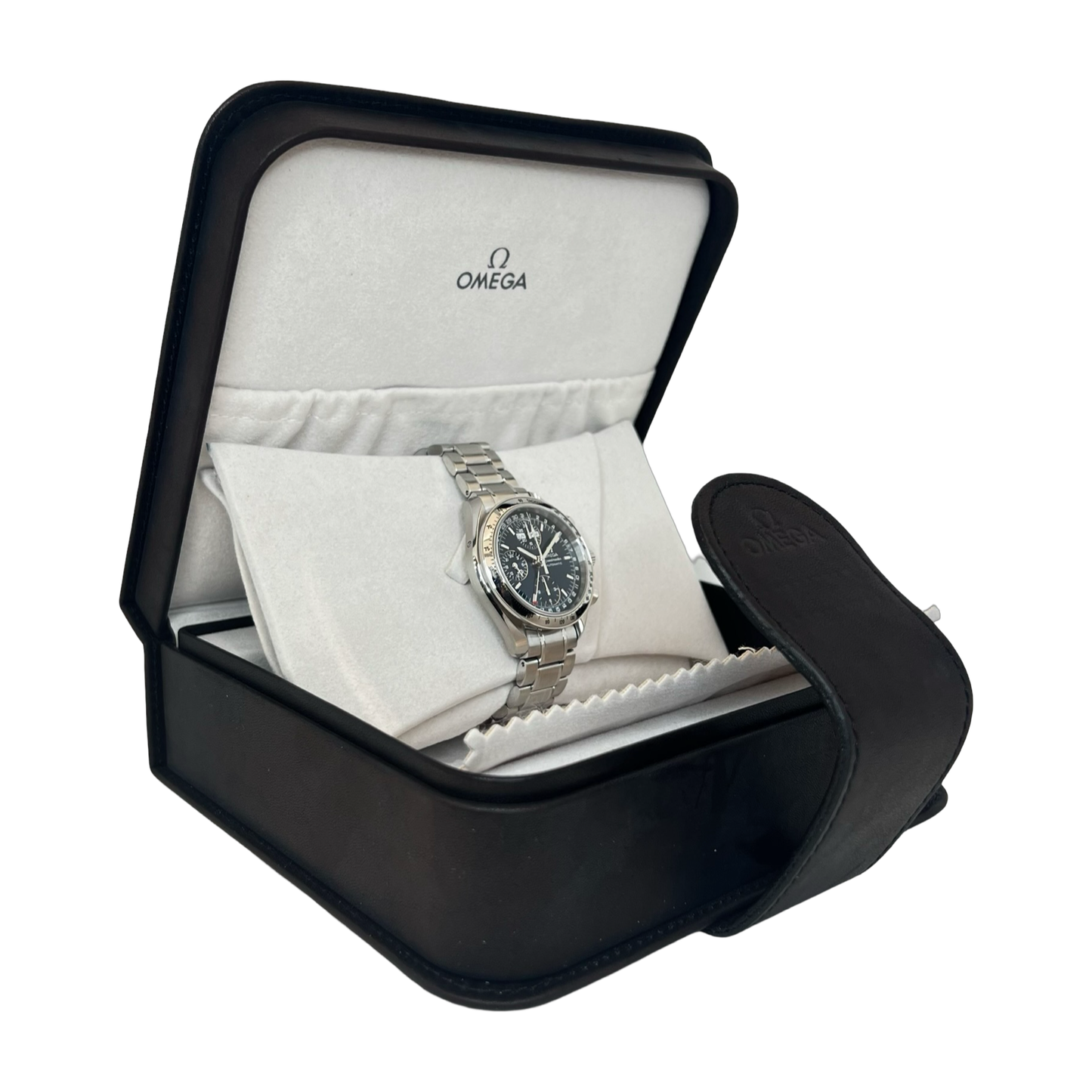 Omega Speedmaster Day-Date Automatic Chronograph 39mm Blue Dial 3523.80.00