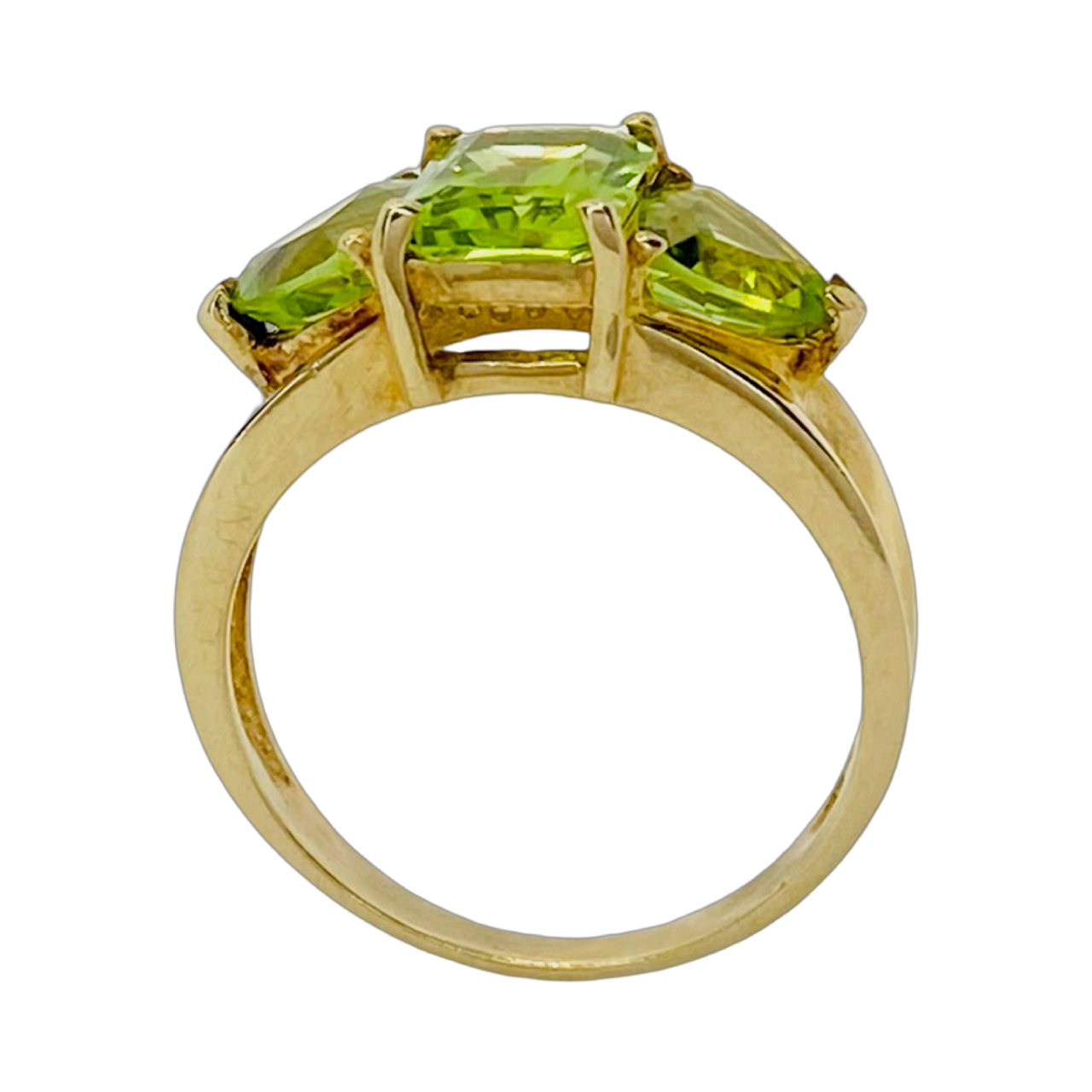 Estate Jewelry 10K Yellow Gold Peridot Ring
