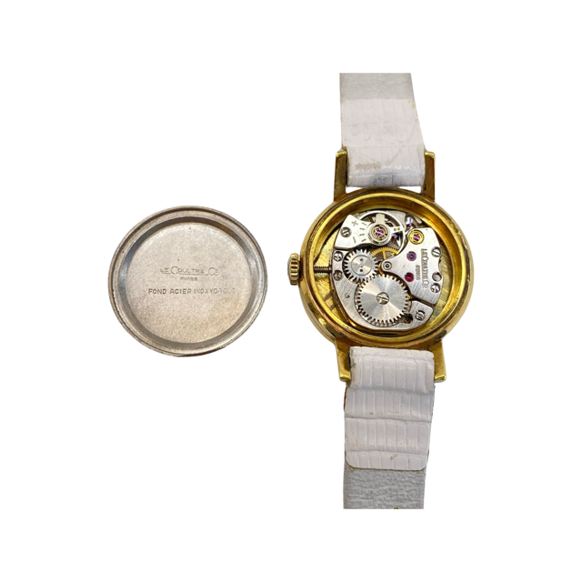 Jaeger LeCoultre Womens 18K Yellow Gold Manual Wind Watch