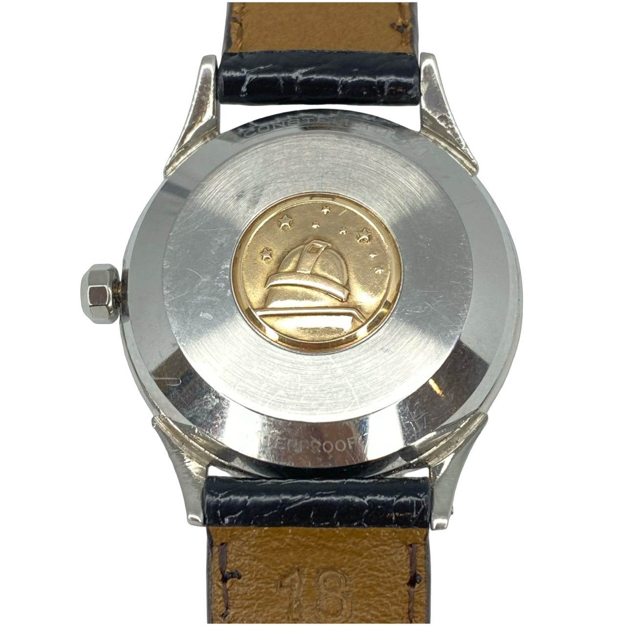 Omega Constellation Officially Certified Chronometer Pie Pan Black Shark Tooth Dial 2852