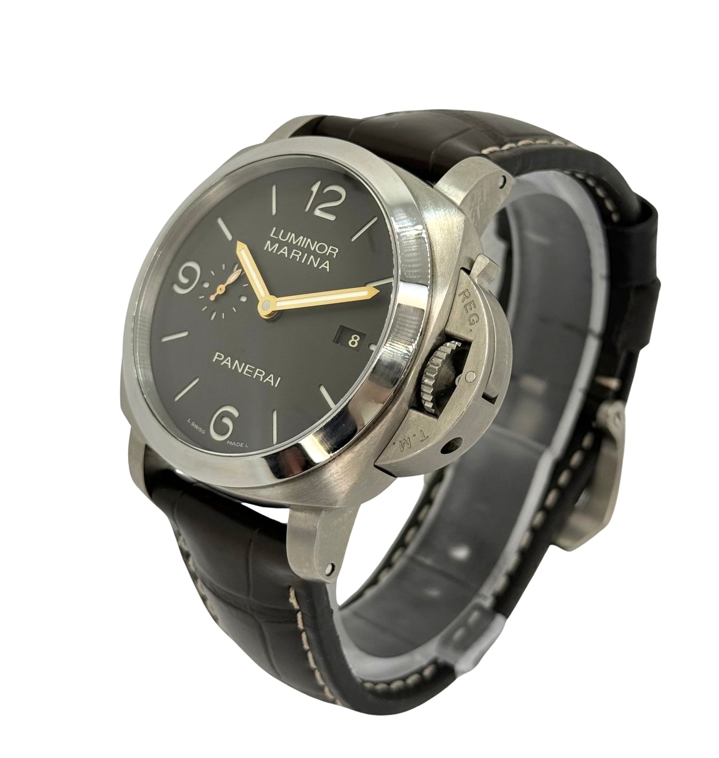Panerai Luminor Marina 1950 3 Days Titanium Brown Dial PAM00351