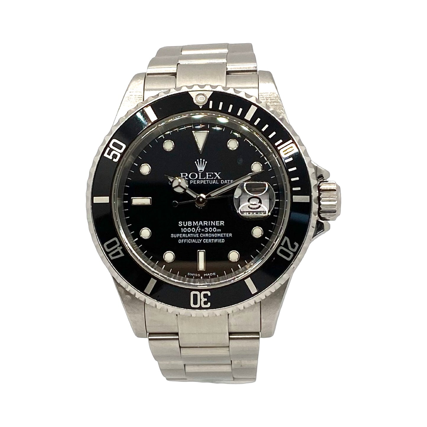 Rolex Submariner Date Black Dial 16610 C.2004