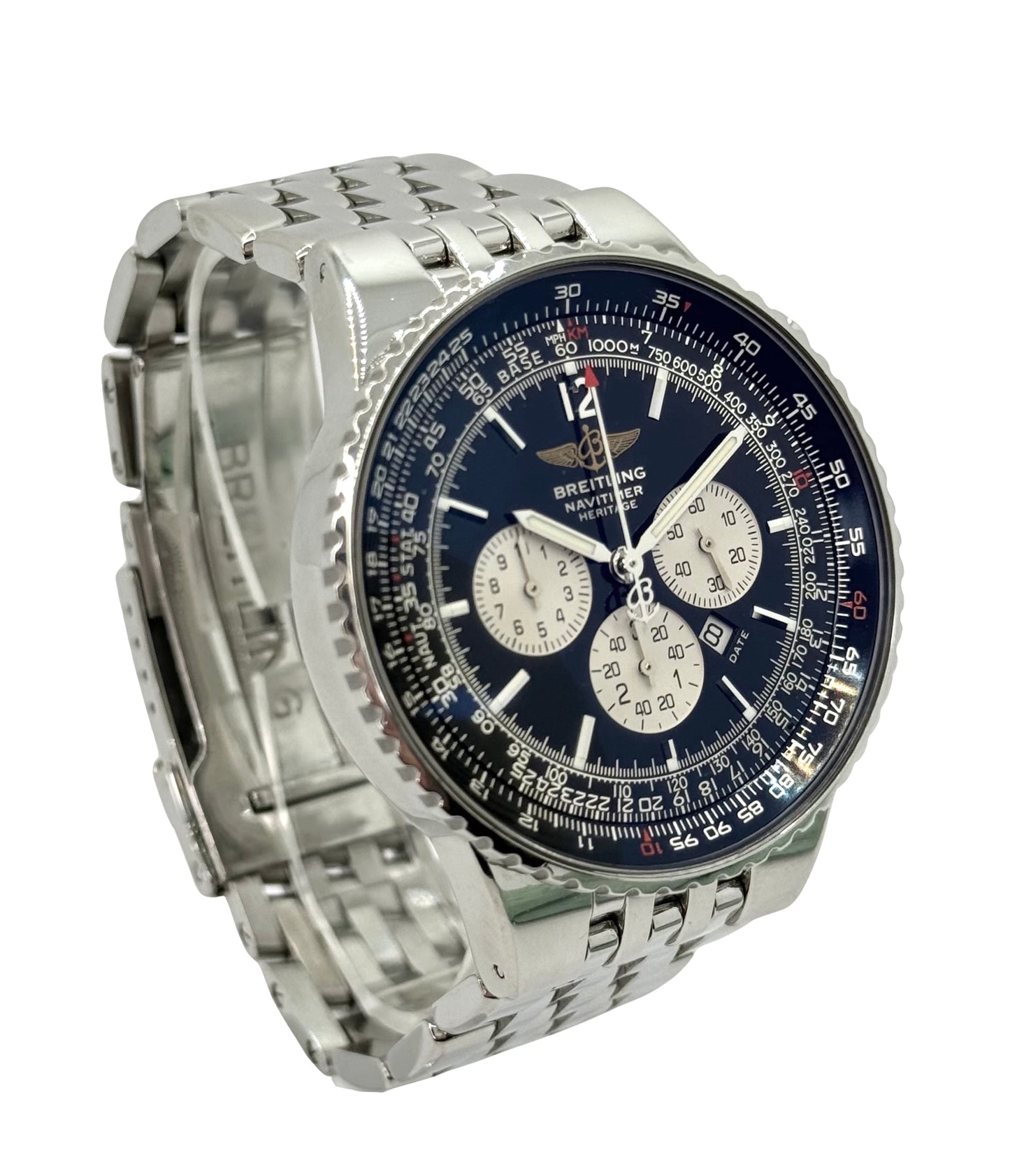 Breitling Navitimer Heritage Black Dial Chronograph A35350