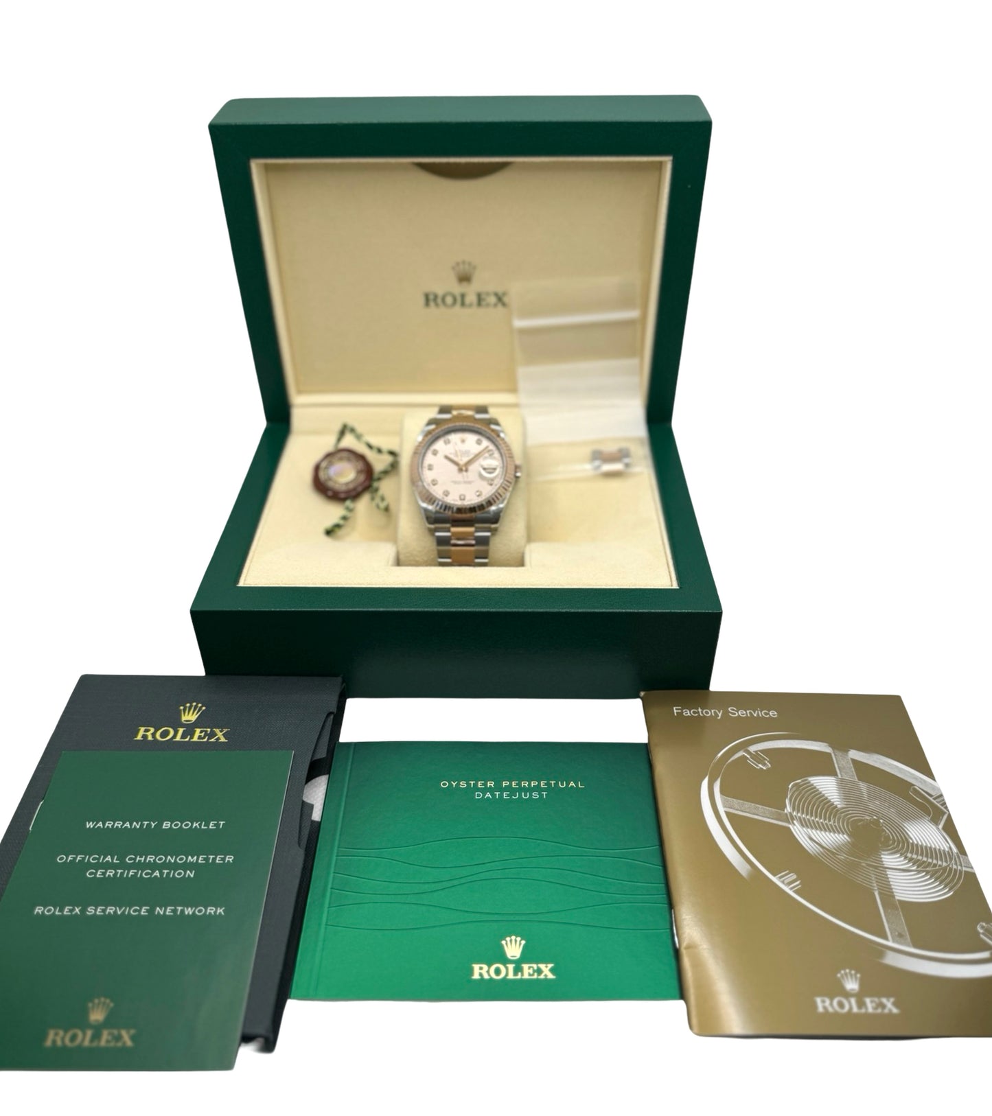 Rolex Datejust 41 Sundust Diamond Dial Everose and Oystersteel 126331