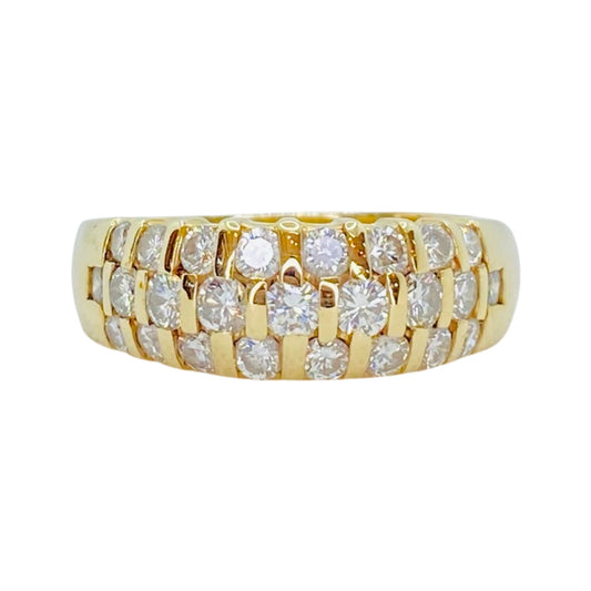 Estate Jewelry Womens 14K Yellow Gold Diamond Ring 1.00CT TW, G, VS2-SI1
