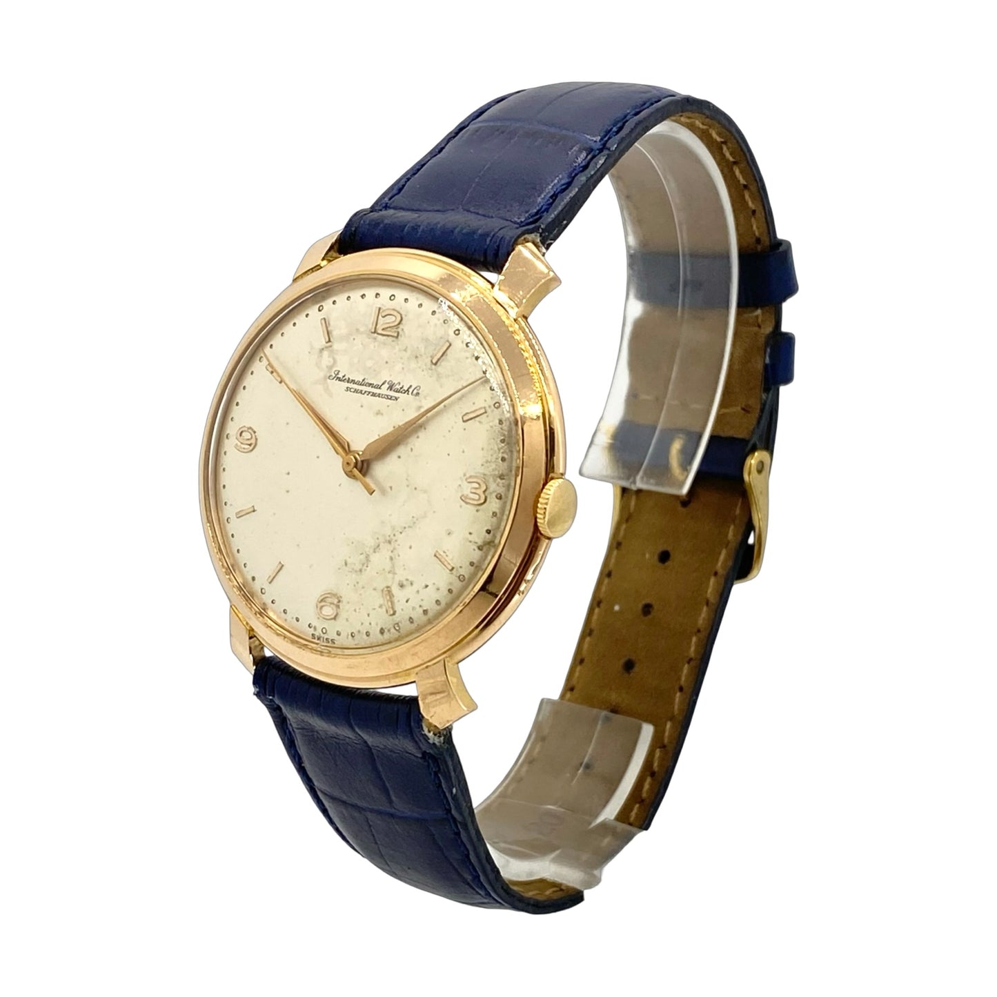 IWC Schaffhausen Calatrava 18K Rose Gold "Fancy Lugs" Caliber 89 Manual Wind