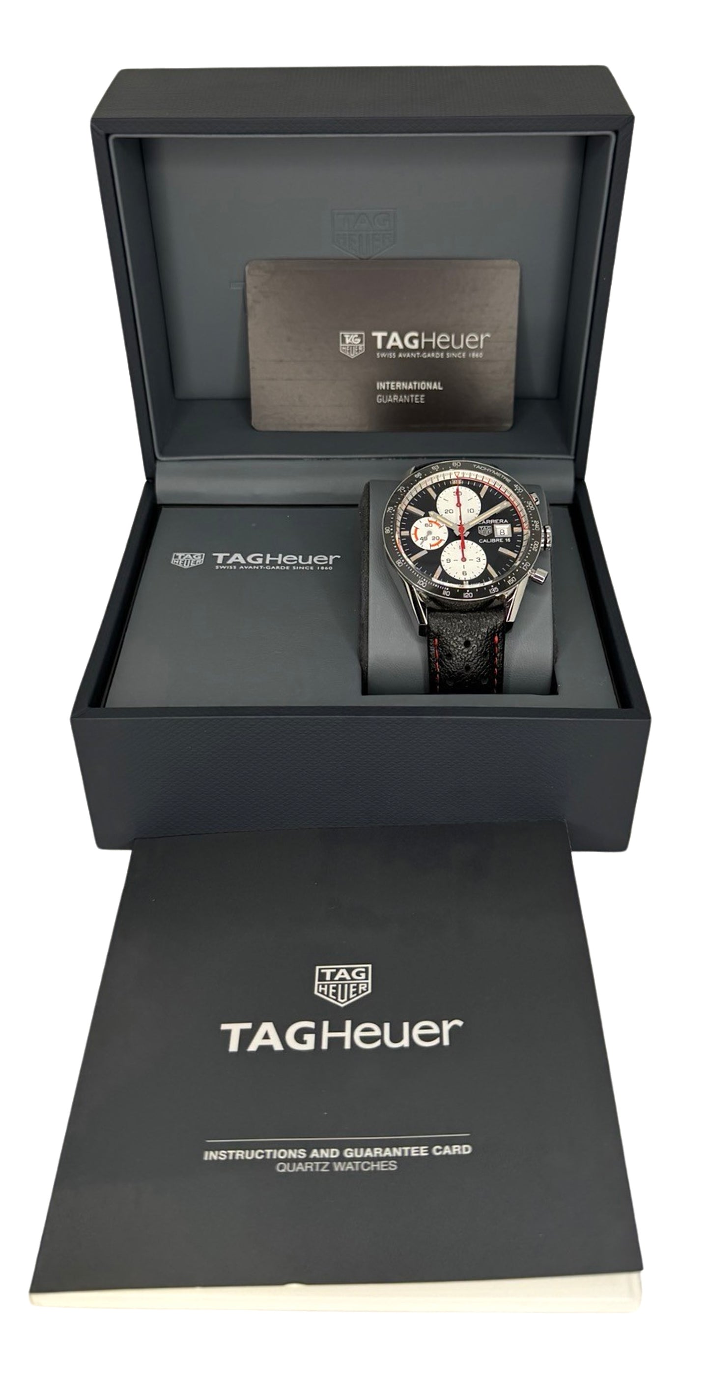 TAG Heuer Carrera Calibre 16 Black Chronograph Dial CV201AP.FC6429