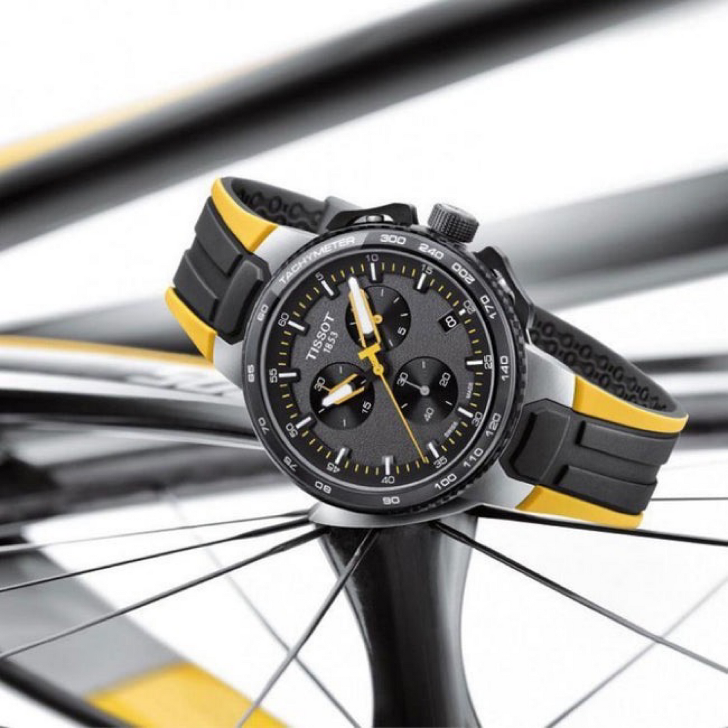 Tissot T-Race Cycling Quartz Chronograph Black/Yellow T111.417.37.441.00