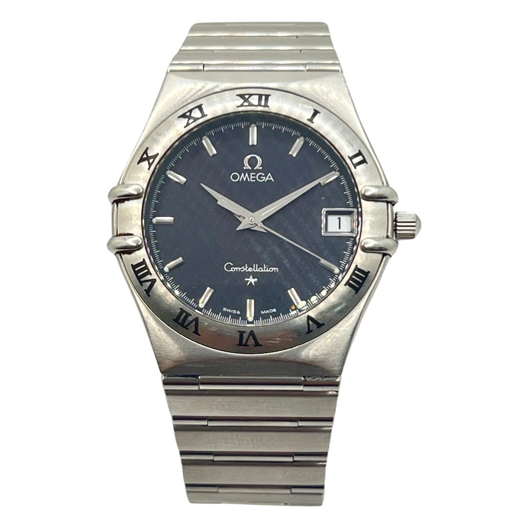 Omega Constellation Quartz Grey Dial Stainless Steel 1512.40.00