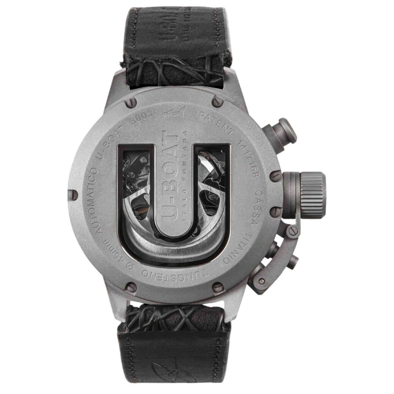 U-BOAT CLASSICO 45 TITANIUM TUNGSTEN BLUE REF. 3003