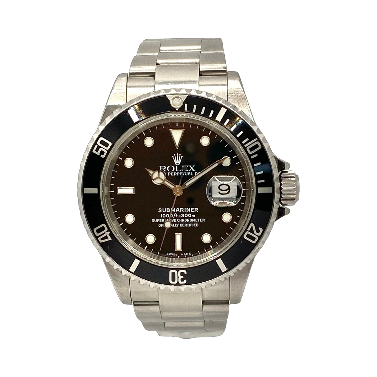 Rolex Submariner Date Black Dial 16610 C.2004