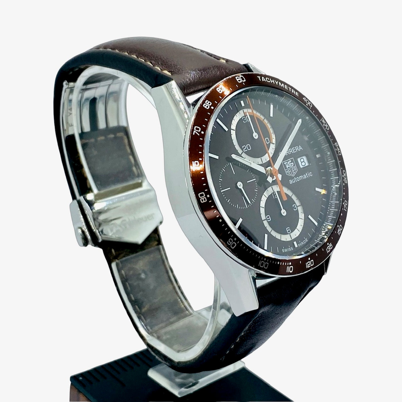 TAG Heuer Carrera Automatic Chronograph Brown Dial and Bezel CV2013.FC6234