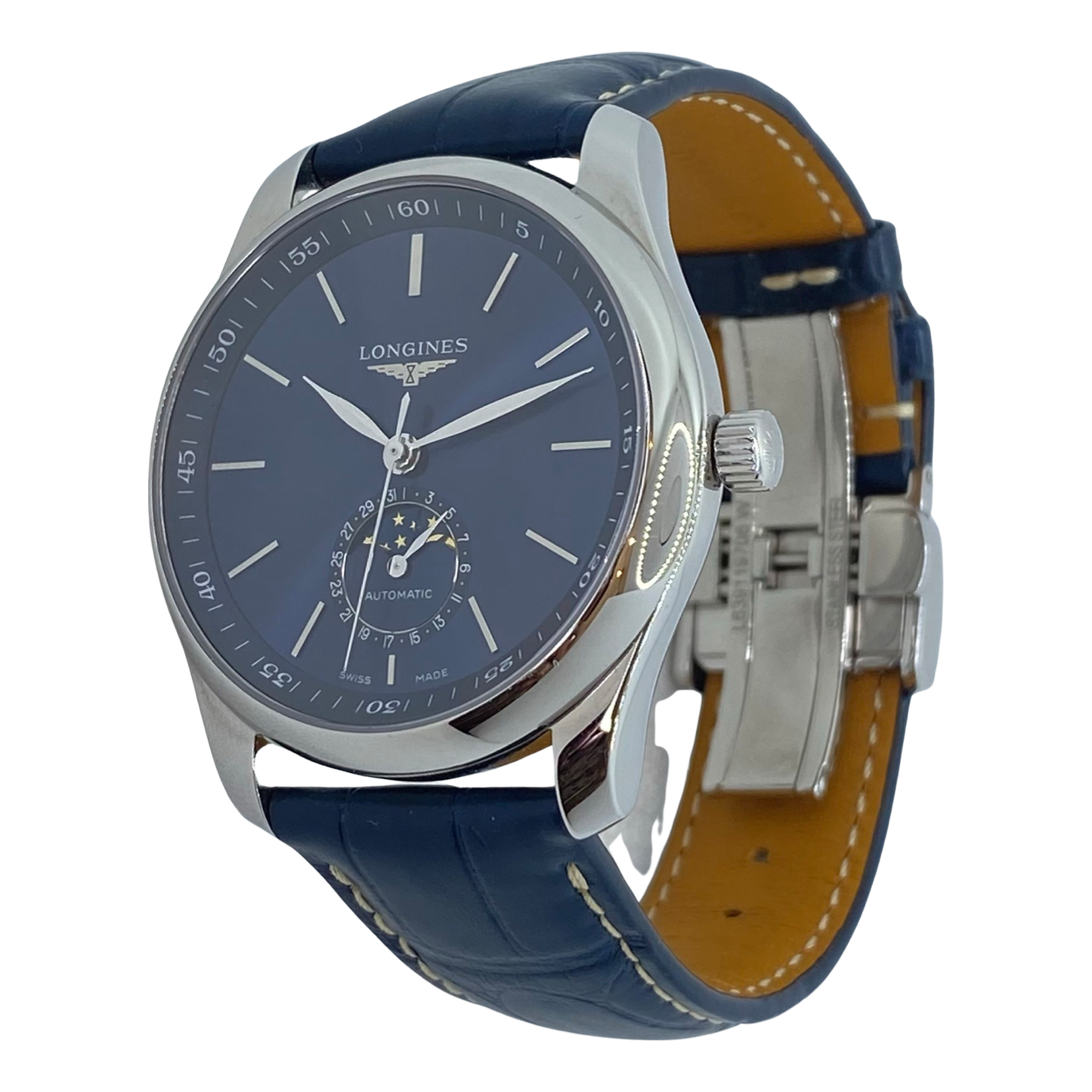 Longines Master Collection Automatic Sunray Blue Moonphase L2.909.4.92.0