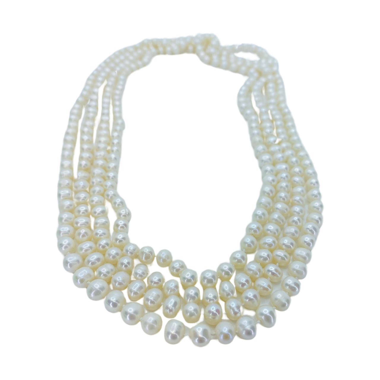 Estate Jewelry Freshwater Pearl 88" Infinity Necklace