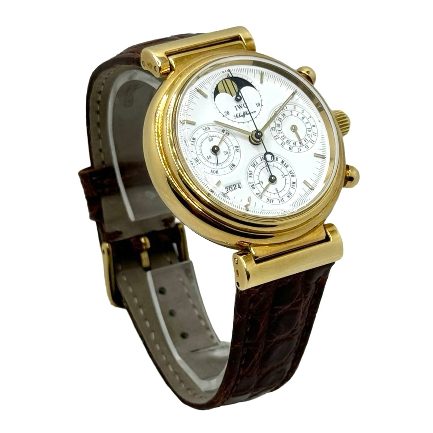 IWC Da Vinci 18K Gold Perpetual Calendar Chronograph IW3750