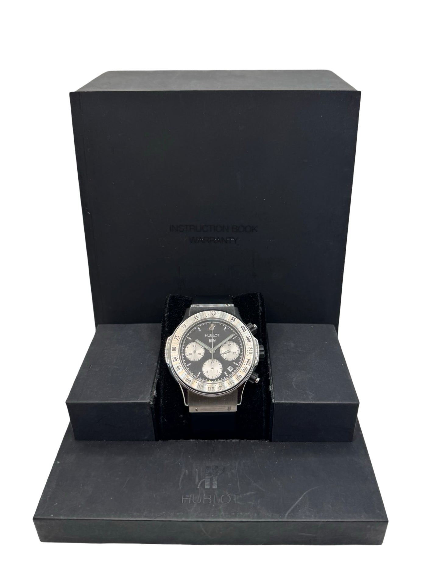 Hublot Classic MDM Super B Automatic Chronograph 42.5mm Steel/Black 1920.1