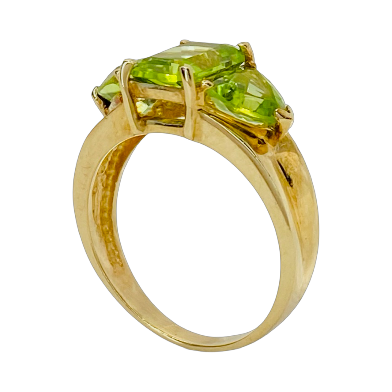 Estate Jewelry 10K Yellow Gold Peridot Ring