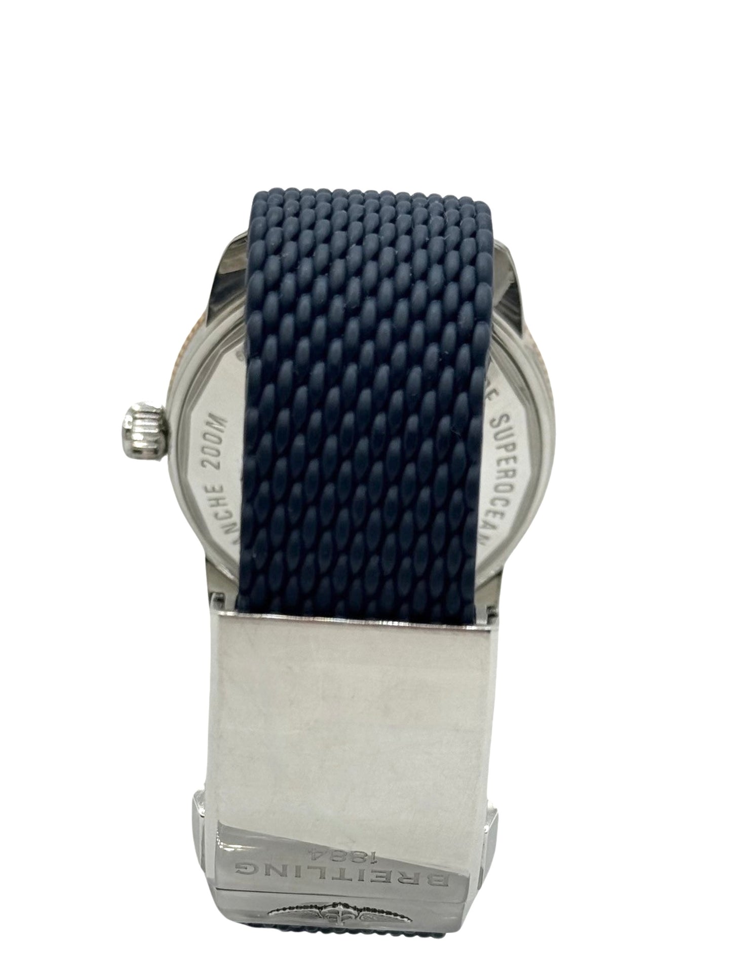Breitling Superocean Heritage B20 Automatic 42 Stainless Steel and 18K Red Gold Bezel Blue Dial