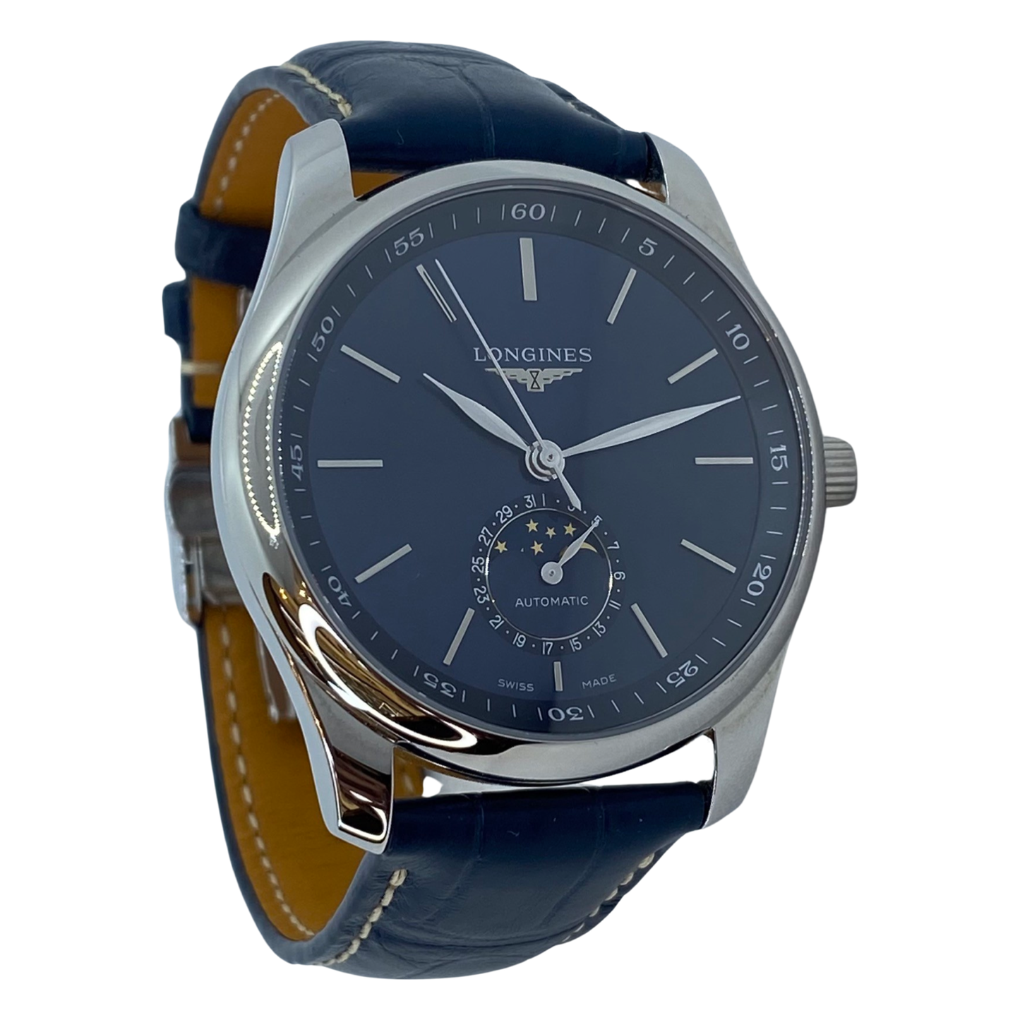 Longines Master Collection Automatic Sunray Blue Moonphase L2.909.4.92.0
