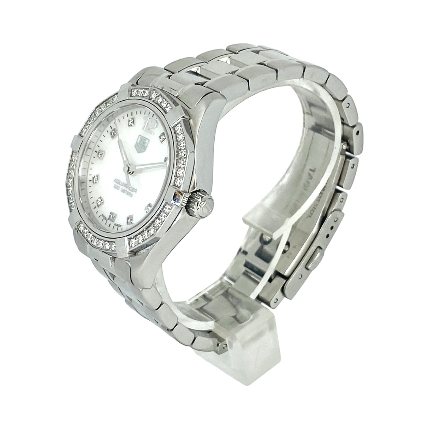 TAG Heuer Aquaracer 2000 Diamond Mother-of-Pearl and Diamond Bezel WAF1313.BA0819