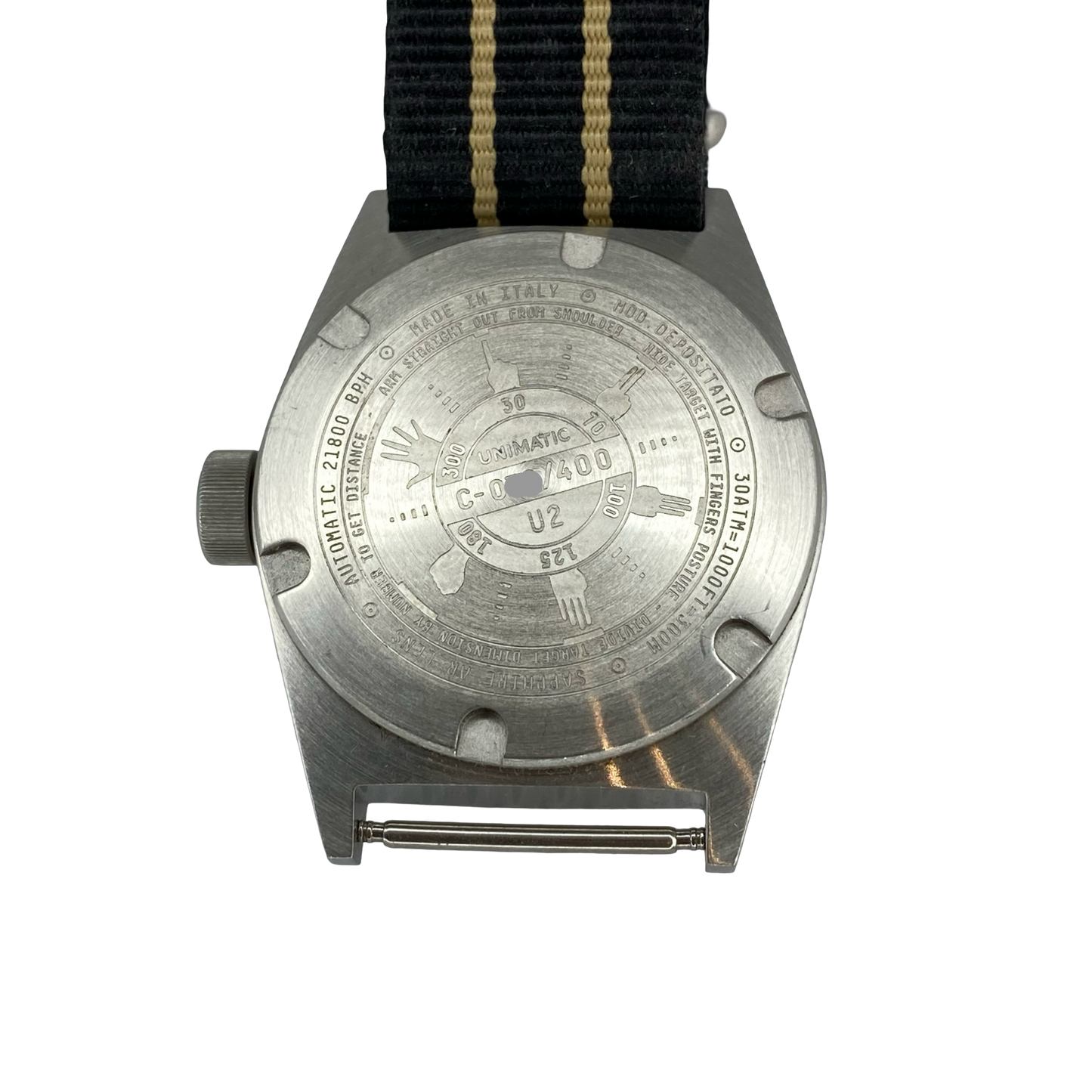 Unimatic Modello Due U2-C Limitied Edition of 400 Automatic Black Dial Ref: UWK-U2-C