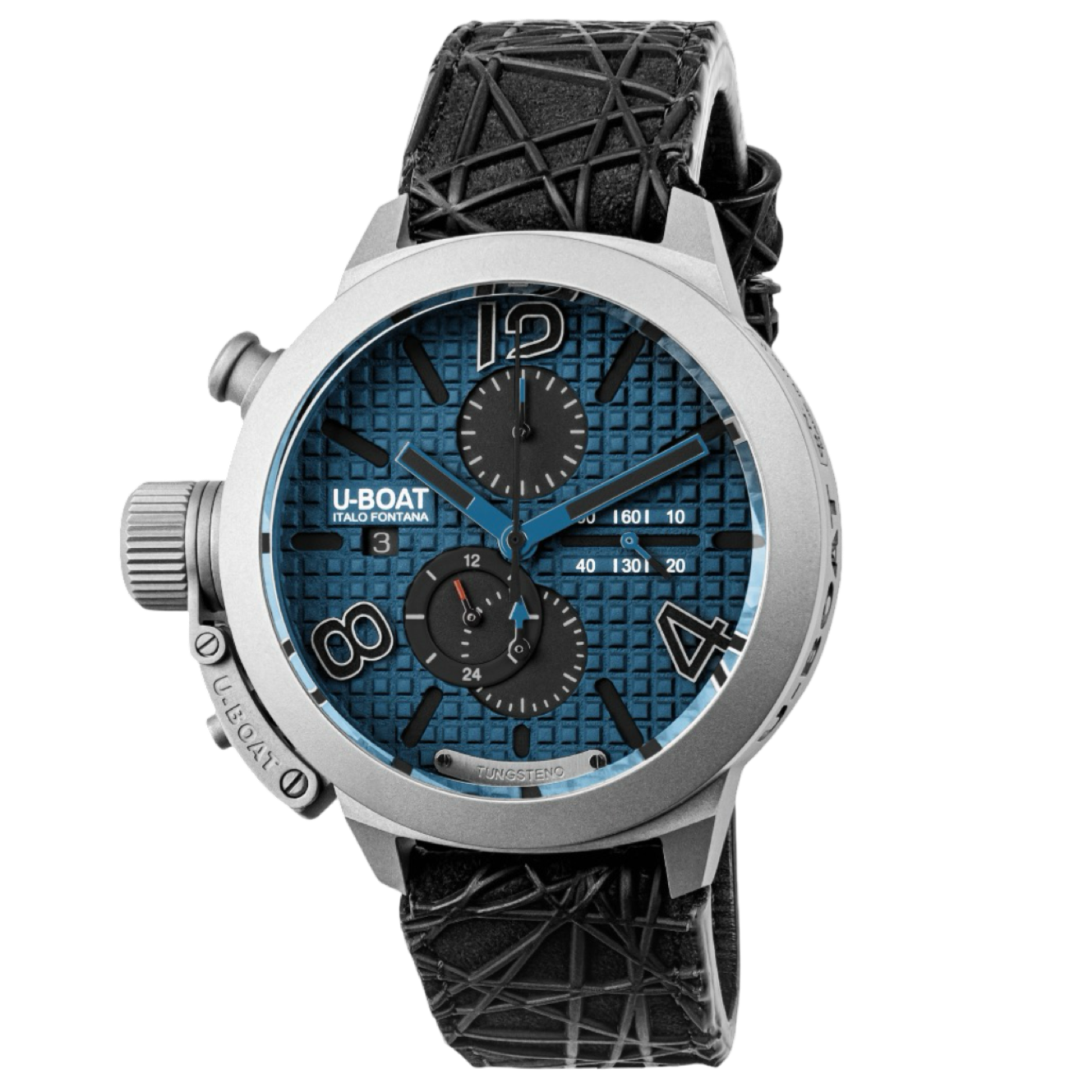U-BOAT CLASSICO 45 TITANIUM TUNGSTEN BLUE REF. 3003