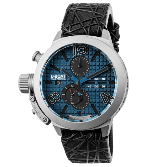 U-BOAT CLASSICO 45 TITANIUM TUNGSTEN BLUE REF. 3003