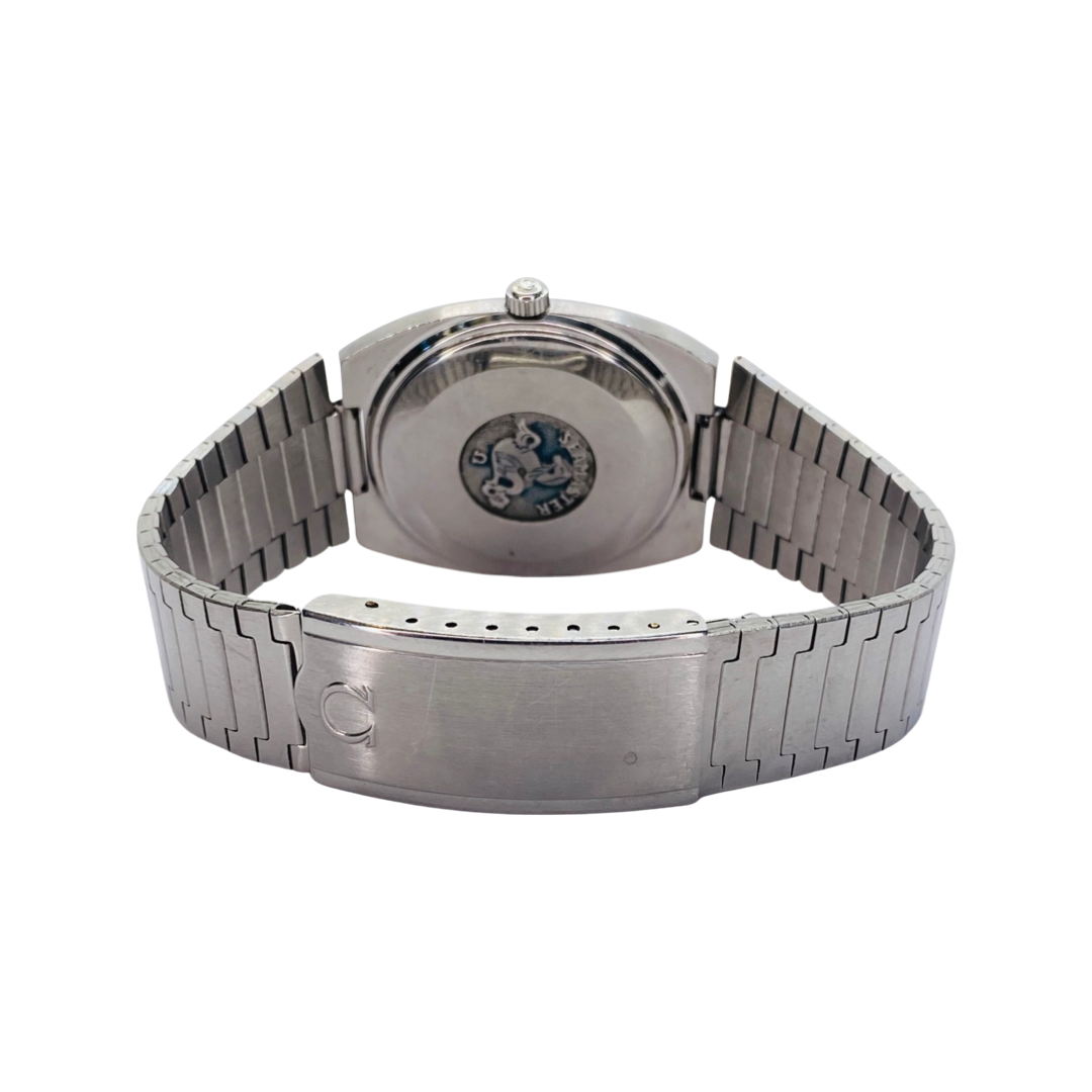 Omega Vintage Men's Seamaster Automatic Day/Date Silver Dial 166.0216
