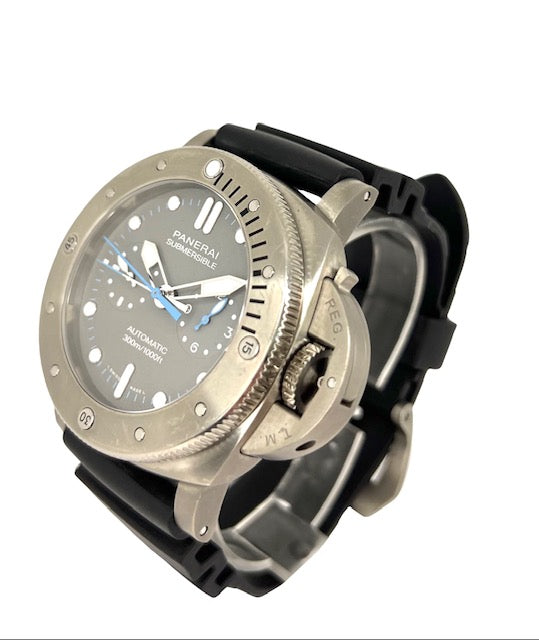 Panerai Submersible Chrono Flyback Jimmy Chin Edition Titanium Grey Dial PAM01207