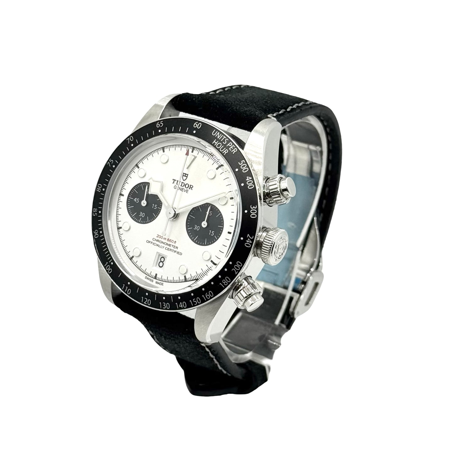 Tudor Heritage Black Bay Chronograph White Panda Dial M79360N-0006