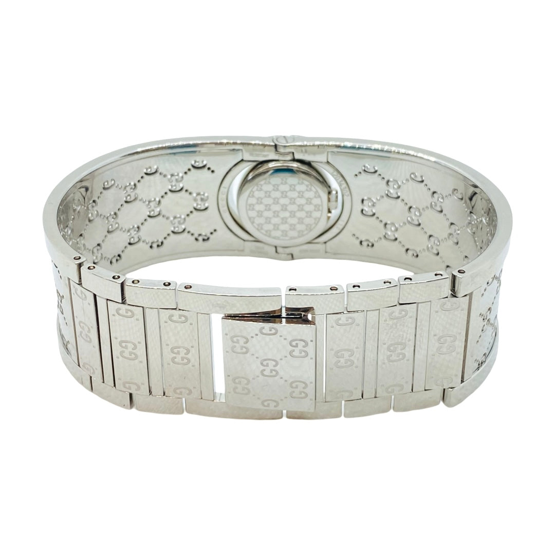 Gucci Twirl Bangle 112L Small Mother-of-Pearl Dial YA112510