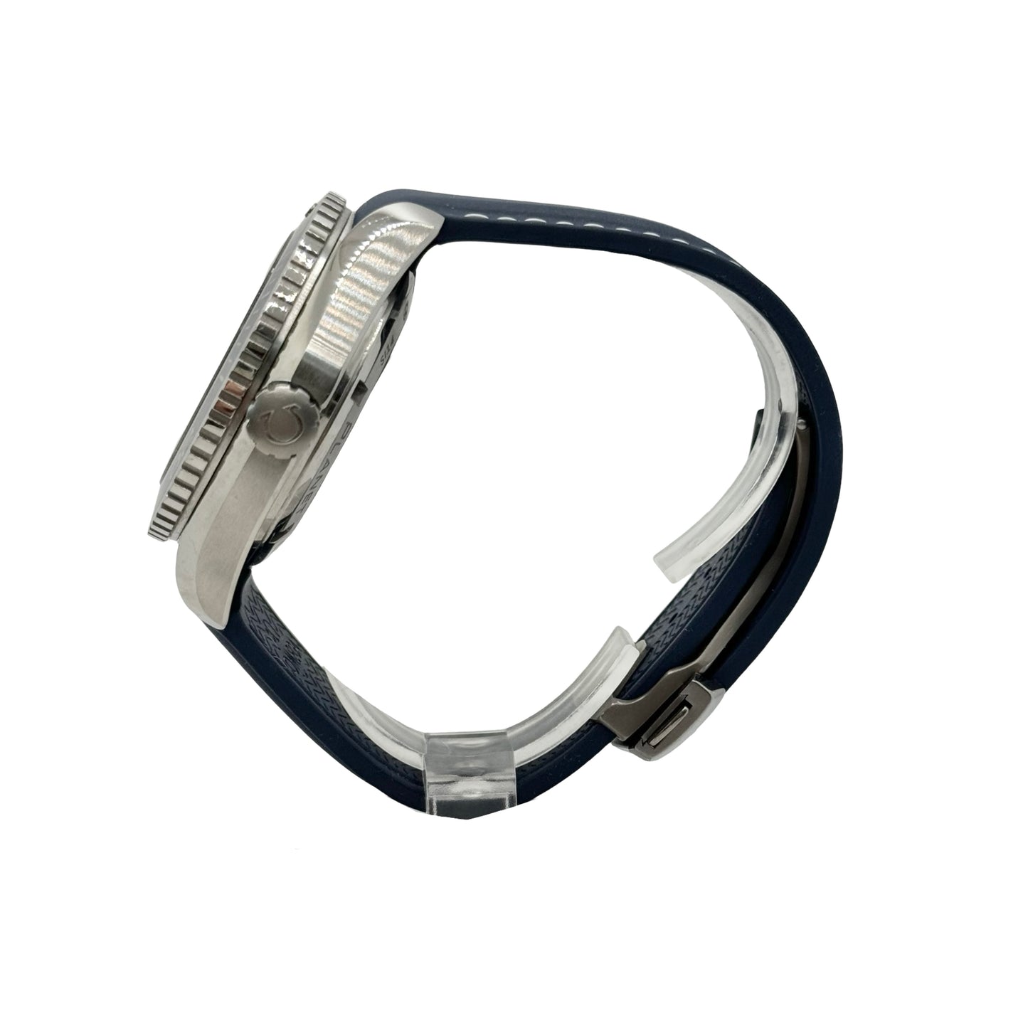 Omega Seamaster Planet Ocean 600M 45.5MM Titanium on Blue Rubber Strap 232.92.46.21.03.001