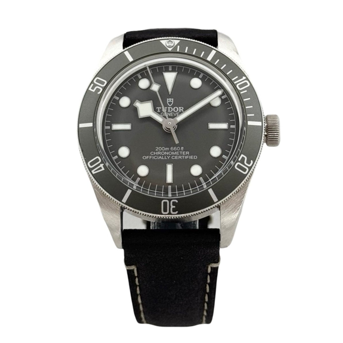 Tudor Heritage Black Bay Fifty-Eight 925 Taupe Dial Black Leather M79010SG-0001