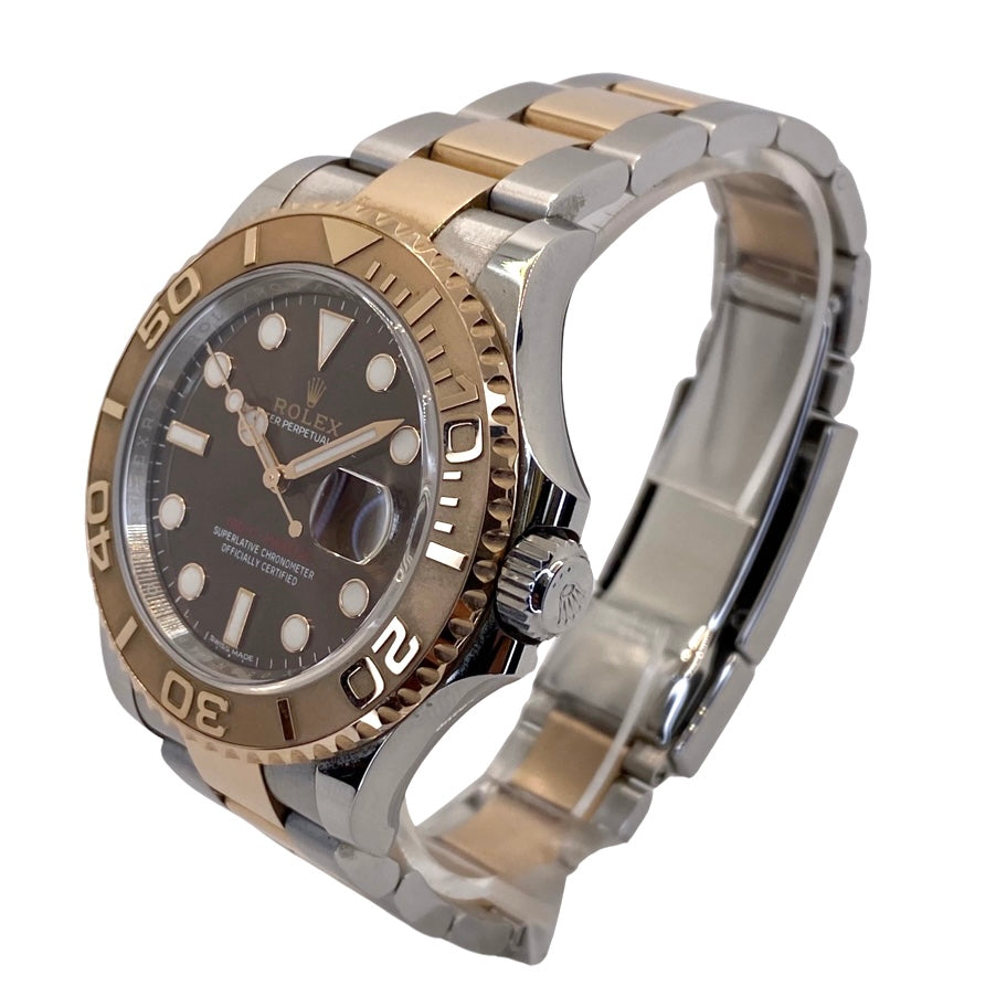 Rolex Yacht-Master 40 18K Everose Gold and Oystersteel Chocolate Dial 116621