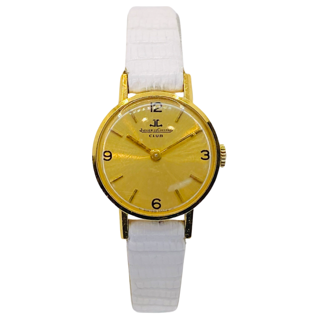 Jaeger LeCoultre Womens 18K Yellow Gold Manual Wind Watch
