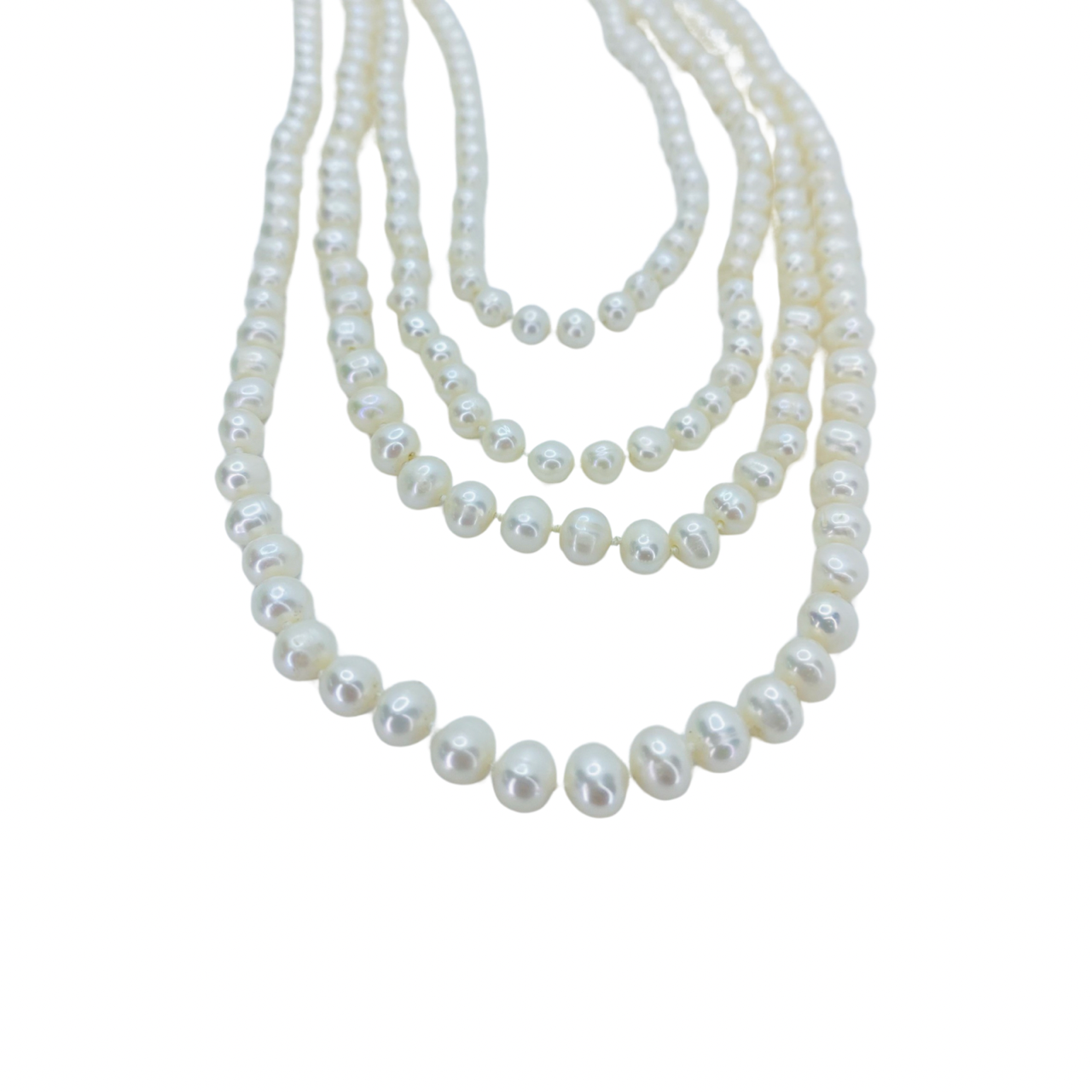 Estate Jewelry Freshwater Pearl 88" Infinity Necklace