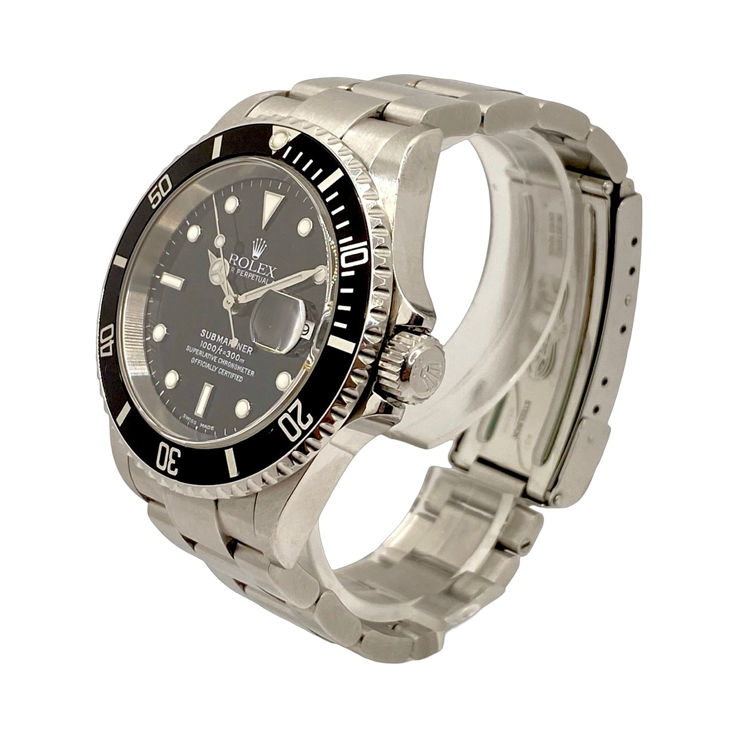 Rolex Submariner Date Black Dial 16610 C.2004