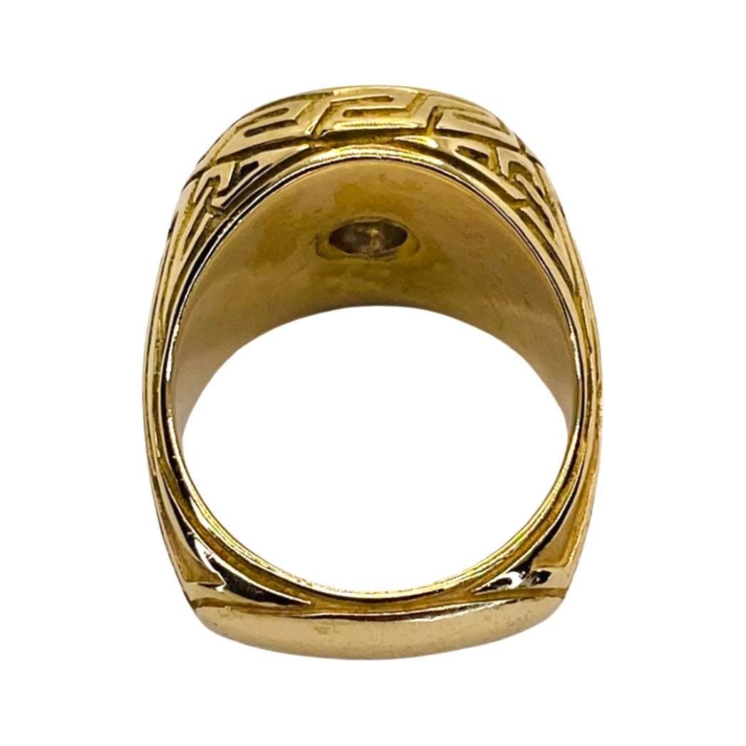Estate Jewelry 1.00oz 14K Yellow Gold Mens Diamond Solitaire Ring