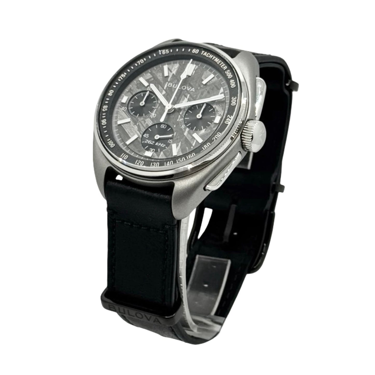 Pre-owned Bulova Archive Series Limited Edition Lunar Pilot Meteorite