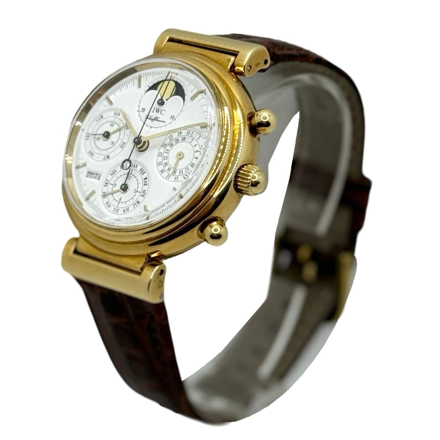 IWC Da Vinci 18K Gold Perpetual Calendar Chronograph IW3750