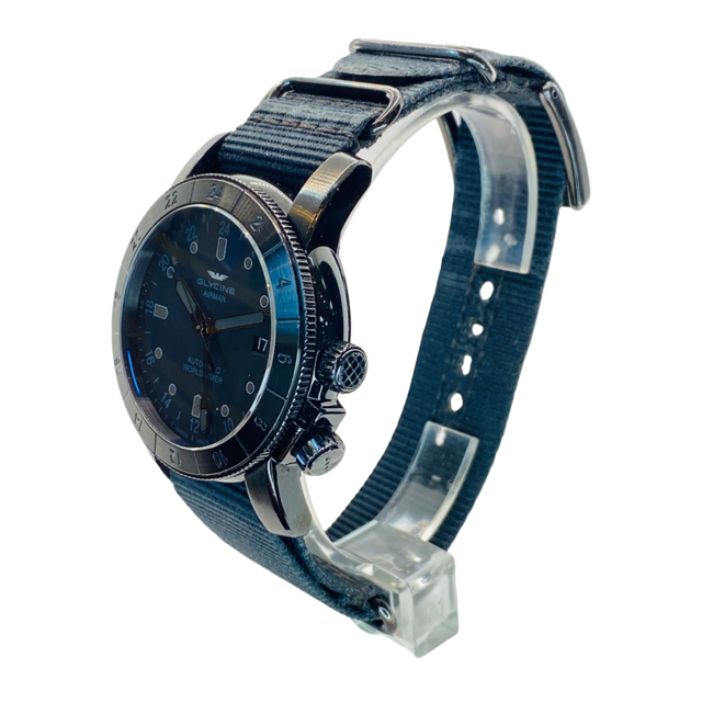 Glycine Airman Contemporary 42 GMT Automatic Black GL0070
